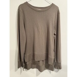 Philosophy Republic Clothing Women Brown Sweatshirt M Long Tail